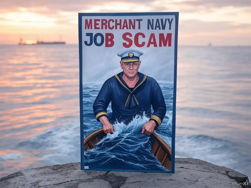 Image from Seafarer's Update ✍️ 🚢: 26/02/2025, 𝓼𝓮𝓪𝓯𝓪𝓻𝓮𝓻'𝓼 𝓾𝓹𝓭𝓪𝓽𝓮 Merchant Navy Job Scam:...