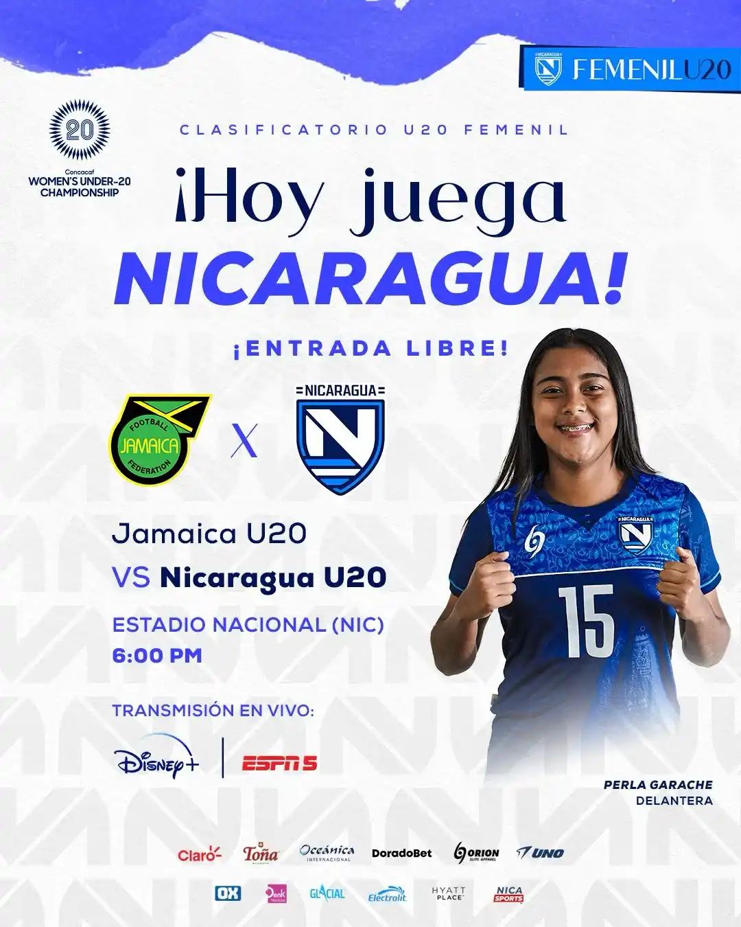 Image from Selecciรณn Nacional de Nicaragua ๐ณ๐ฎ: <a class="text-blue-500 hover:underline cursor-pointer" href="/hashtag...