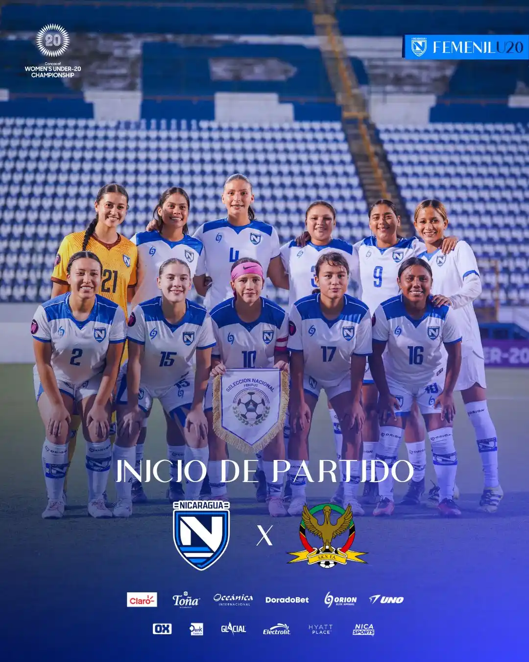 Image from Selecciรณn Nacional de Nicaragua ๐ณ๐ฎ: <a class="text-blue-500 hover:underline cursor-pointer" href="/hashtag...