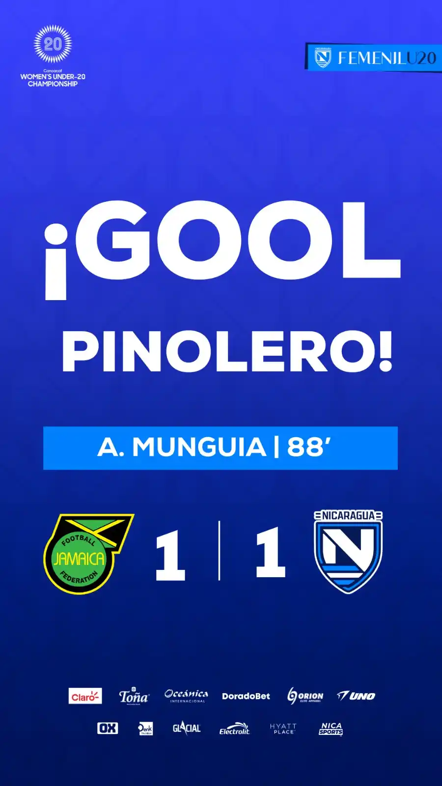 Image from Selección Nacional de Nicaragua 🇳🇮: <a class="text-blue-500 hover:underline cursor-pointer" href="/hashtag...