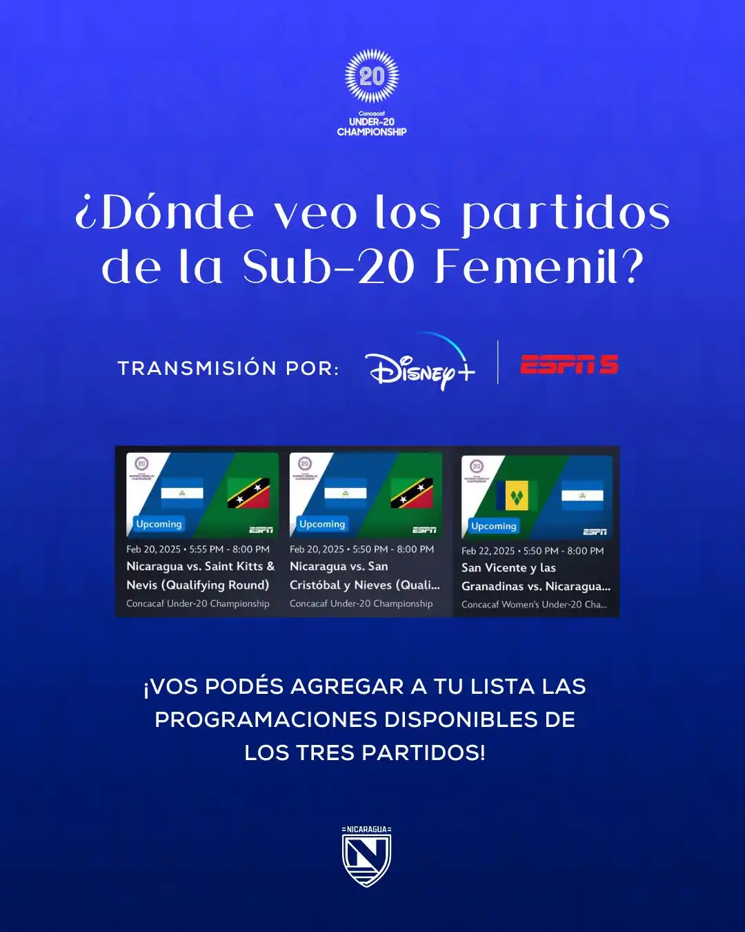 Selección Nacional de Nicaragua 🇳🇮 post