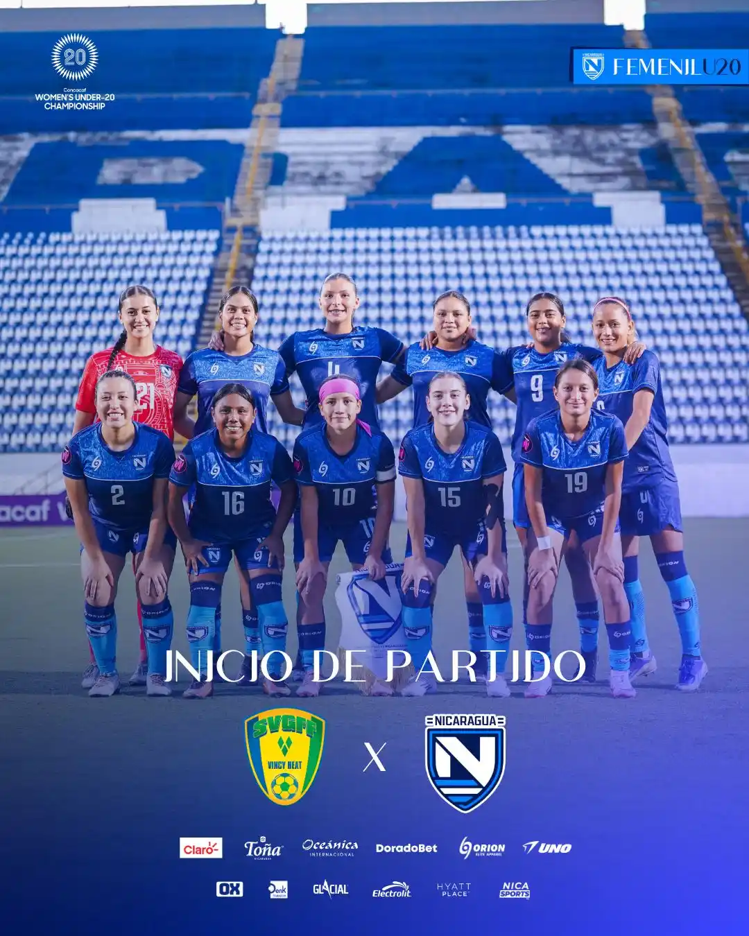 Image from Selecciรณn Nacional de Nicaragua ๐ณ๐ฎ: <a class="text-blue-500 hover:underline cursor-pointer" href="/hashtag...