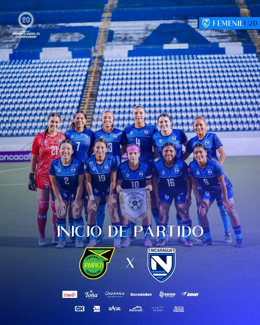 Image from Selecciรณn Nacional de Nicaragua ๐ณ๐ฎ: <a class="text-blue-500 hover:underline cursor-pointer" href="/hashtag...