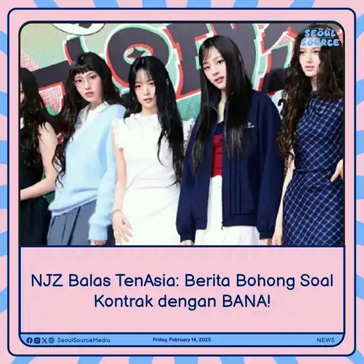 Image from Seputar Kpop & Kdrama Tahun 2025/2026 🇰🇷🇰🇷🇰🇷🇲🇨🇲🇨🇲🇨: Rumor Transfer NewJeans ke BANA Ditepis Akun PR NJZ, TenAsia Terancam ...