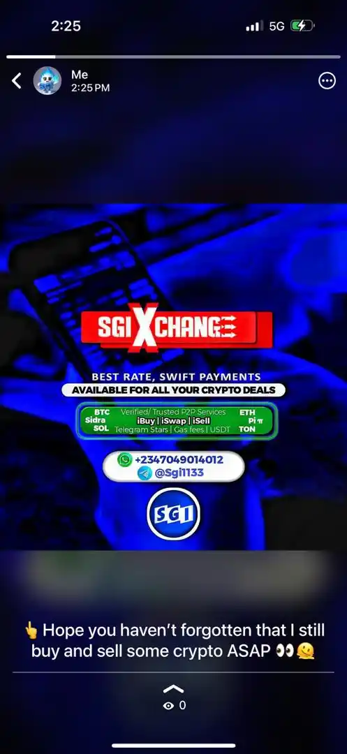 SGI CRYPTO COMMUNITY  post