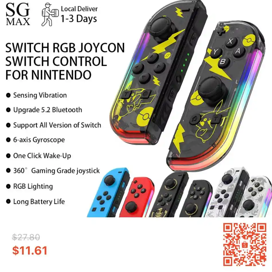Image from SgShopeeDeal: JOY-2 Joypad for Nintendo Switch/Lite/Oled Joy Con for Switch Joystick...