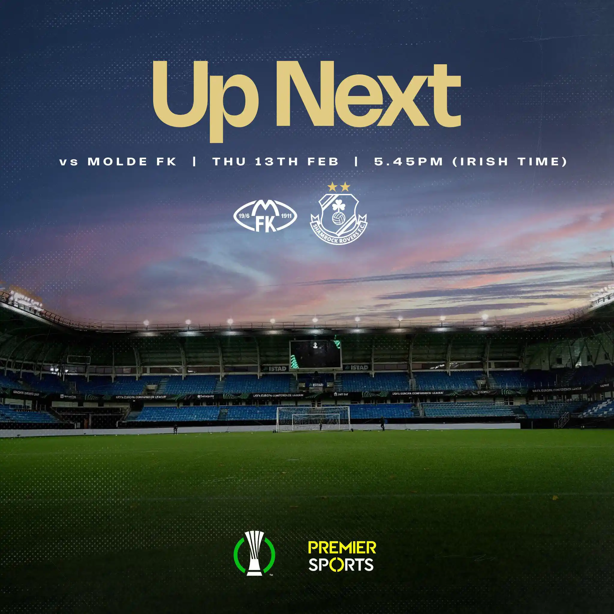 Image from Shamrock Rovers F.C.: 📌 Molde (A) <a class="text-blue-500 hover:underline cursor-pointer" ...