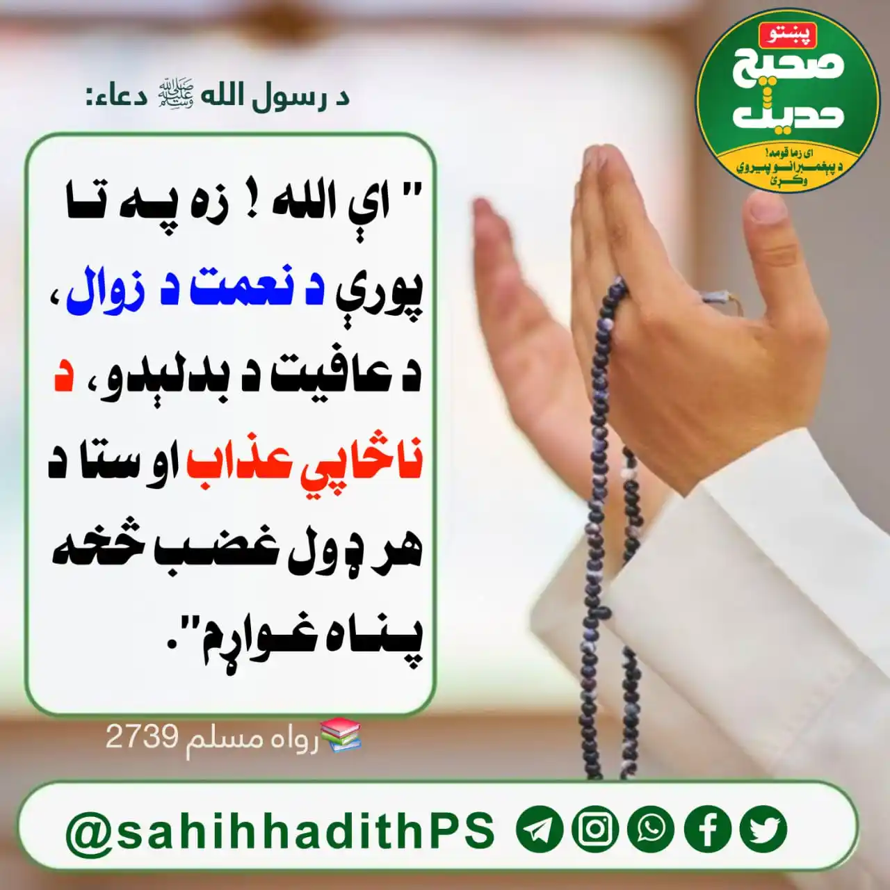 صحیح حدیث پښتو post