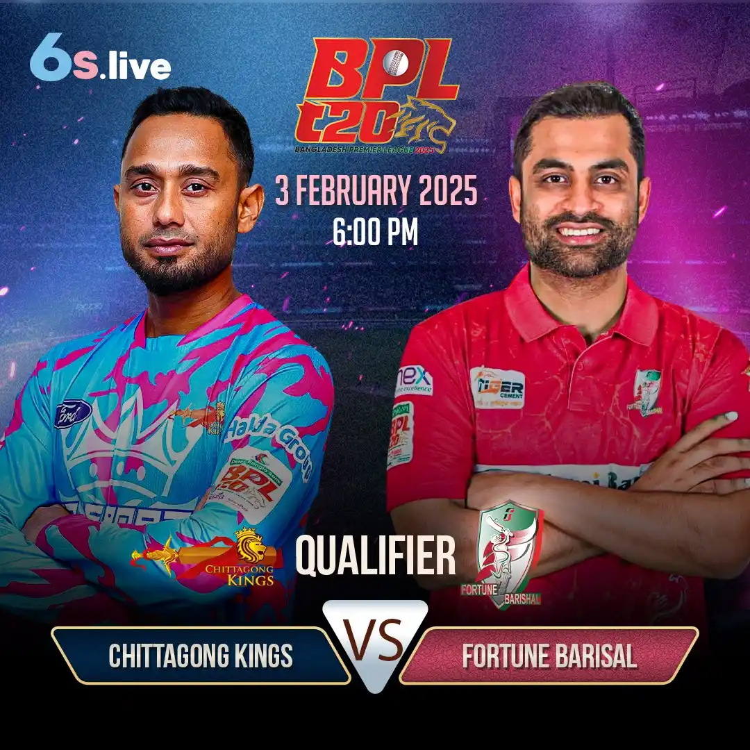 Image from Six6s - India: 🏆 Bangladesh Premier League (BPL) 2025 🏆 🤝Chittagong Kings vs Fortu...