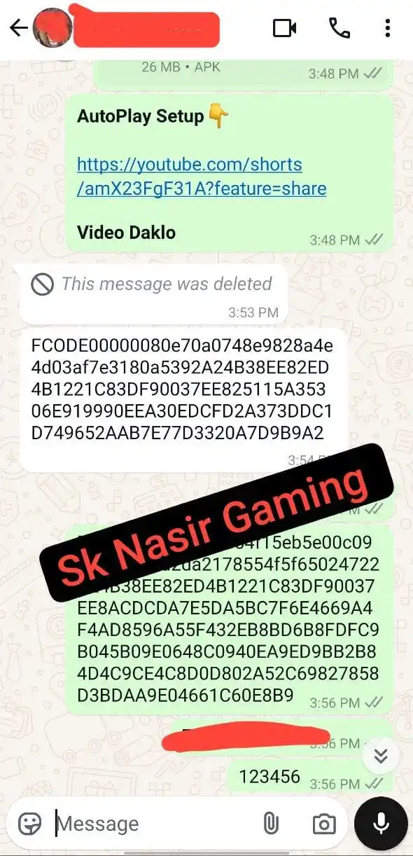 SK Nasir Gaming post