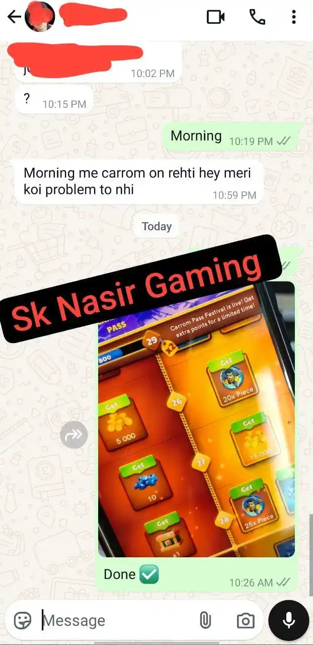 SK Nasir Gaming post