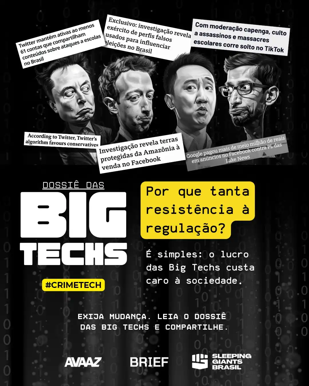 Sleeping Giants Brasil Oficial post