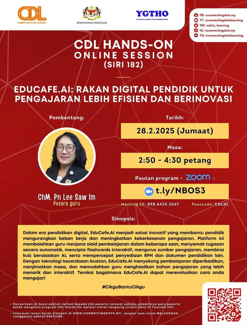 Image from AKADEMI PENDIDIKAN MALAYSIA ( ADAM ): 🔴 *EDUCAFE AI: RAKAN DIGITAL PENDIDIK UNTUK PENGAJARAN LEBIH EFISIEN ...