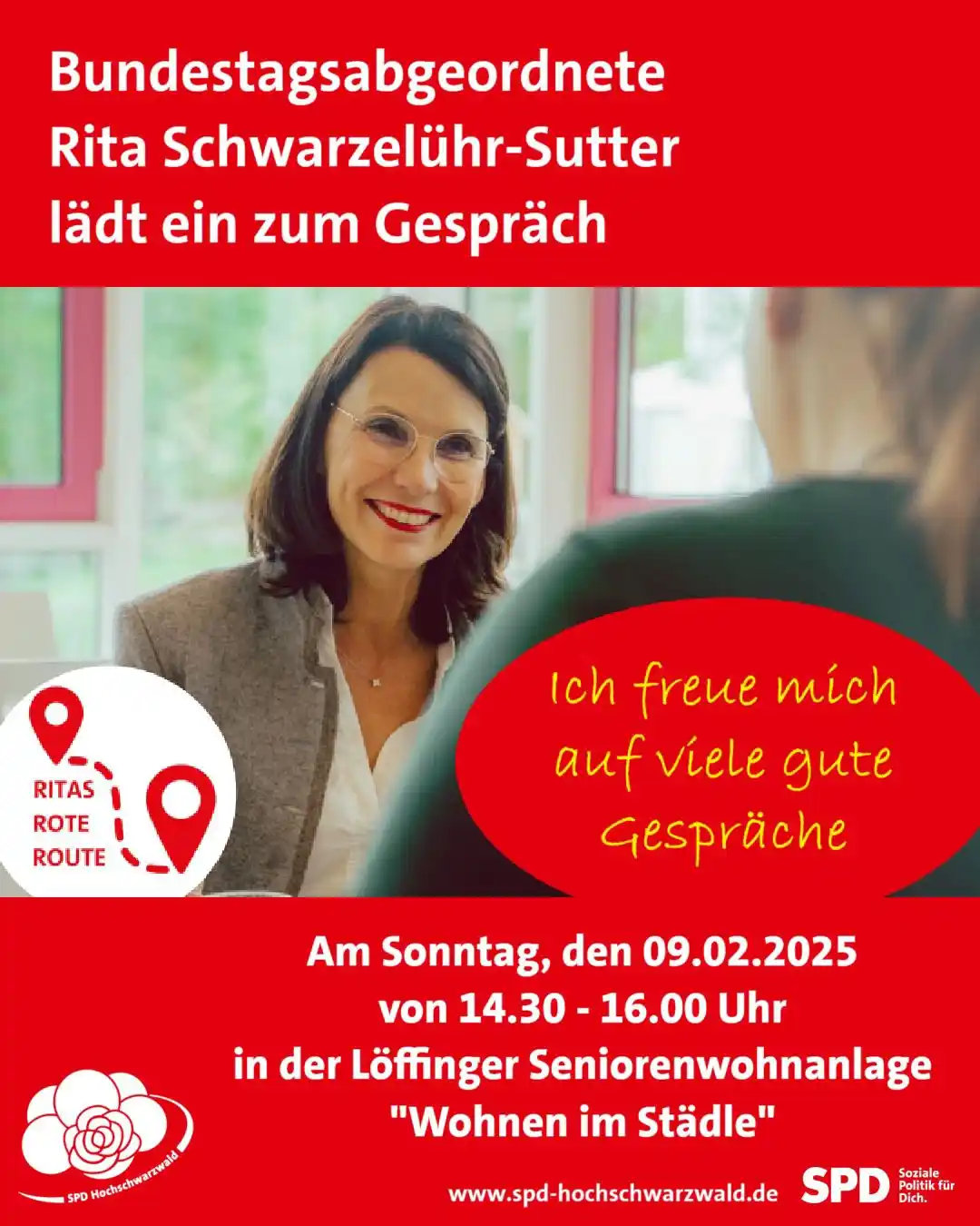Image from SPD Hochschwarzwald : Unsere Bundestagsabgeordnete und Parlamentarische Staatssekretärin Rit...