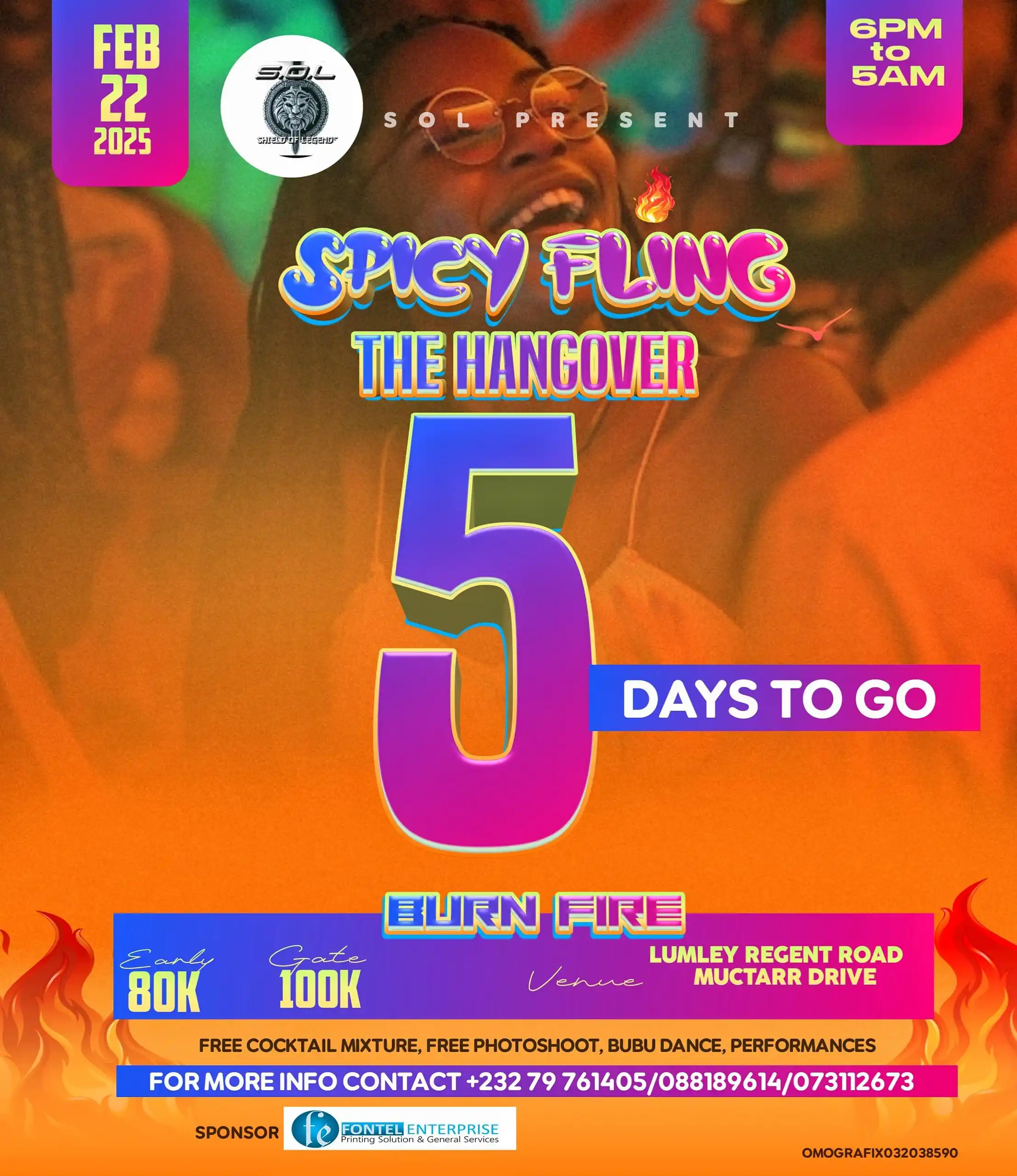 SPICY FLING THE HANGOVER🌶️💯🔥 THE 22 THIS SATURDAY  post