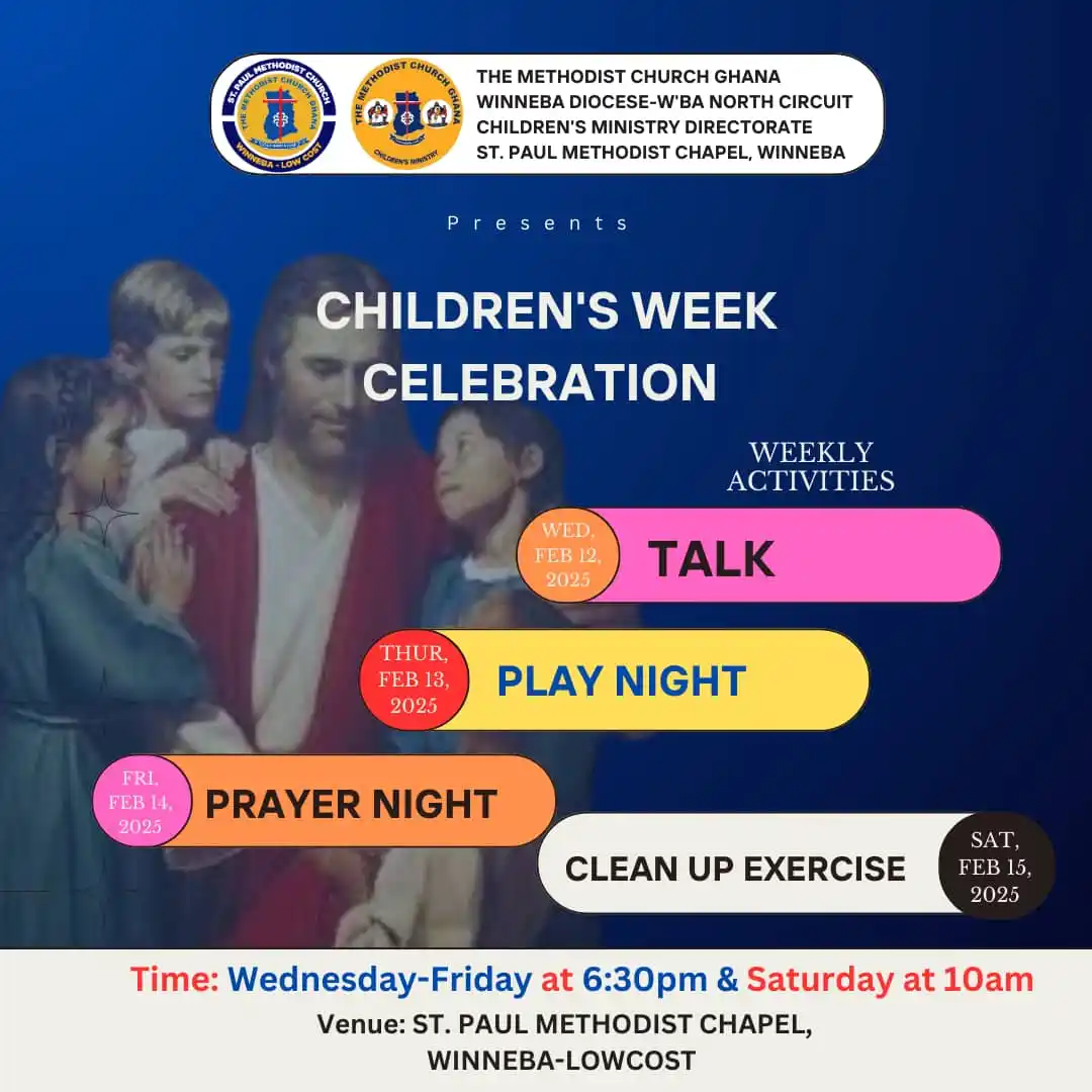 Image from SPMC_NEWS: *Notice 🗞️:* *Activities 🗓️ of the Week* at the *St. Paul Methodist...
