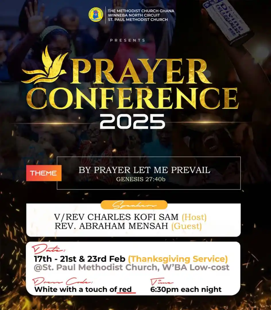 Image from SPMC_NEWS: Join the *PRAYER CONFERENCE 25'* with Rev. Abraham Mensah, hosted by ...