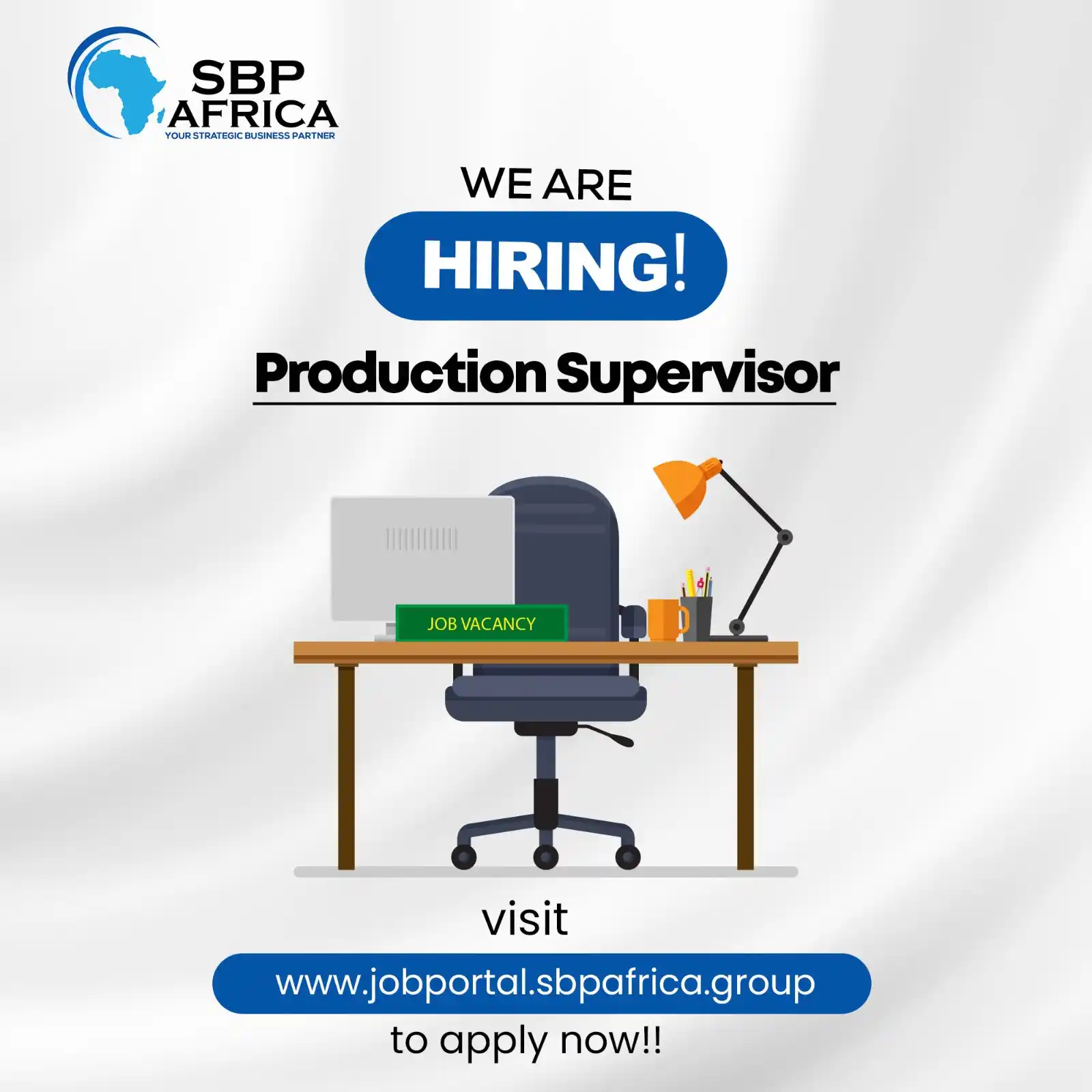Image from STRATEGIC JOBS AFRICA: Lead the Line – We Need a Production Supervisor. Take charge of manufa...