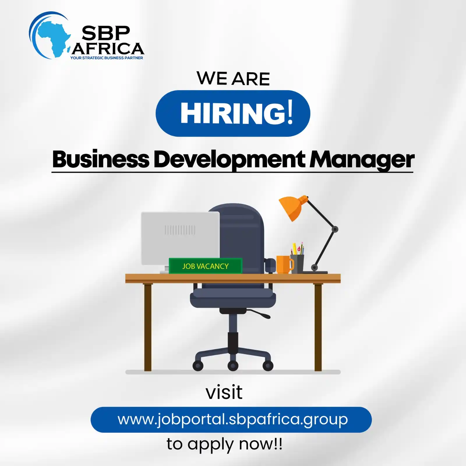 Image from STRATEGIC JOBS AFRICA: Take the lead in driving new partnerships, and expanding market reach....