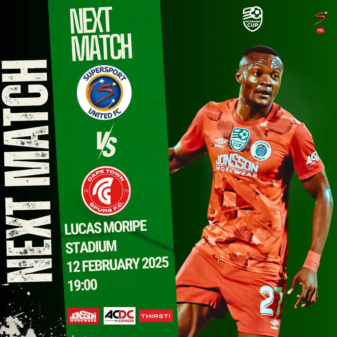 Image from SuperSport United Football Club: 🚨NEXT MATCH🚨 <a class="text-blue-500 hover:underline cursor-pointer...