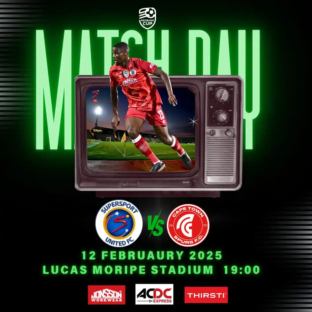 Image from SuperSport United Football Club: 🚨MATCHDAY🚨 Wednesday Night Light action for Matsatsantsa. <a class=...