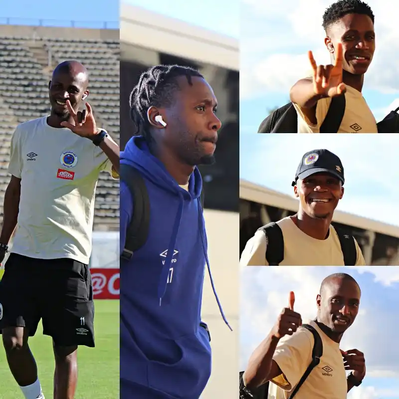 Image from SuperSport United Football Club: The Spartans have arrived at Lucas Moripe Stadium 📍👋 <a class="text...