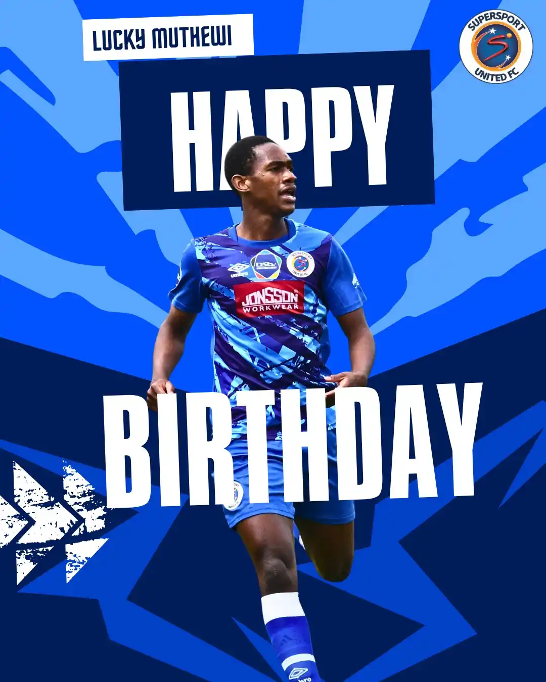 Image from SuperSport United Football Club: Join us in wishing Lucky Muthewi a very blessed and Happy Birthday 🎂�...
