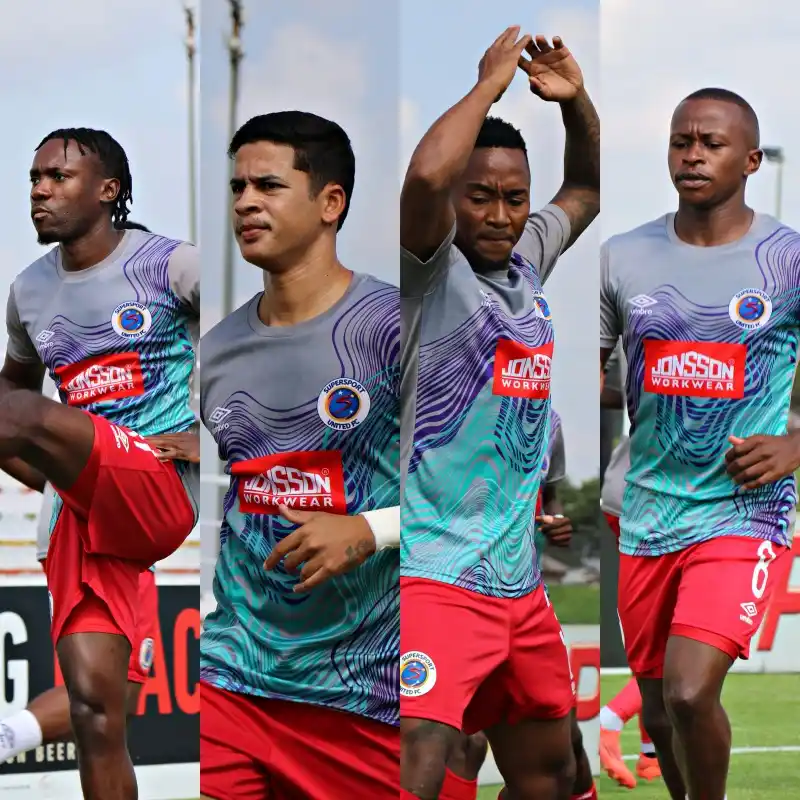 Image from SuperSport United Football Club: Warm-up Complete✅ Matsatsantsa are locked in and set for action 💪 ...