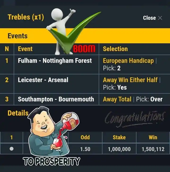 SURE 1.50 ODDS DAILY 🤓💥✅ post