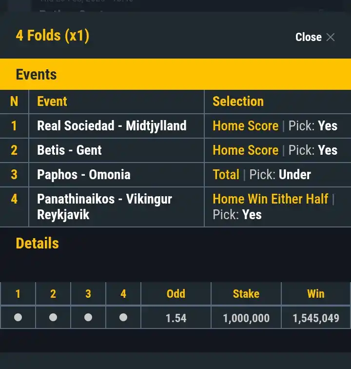SURE 1.50 ODDS DAILY 🤓💥✅ post
