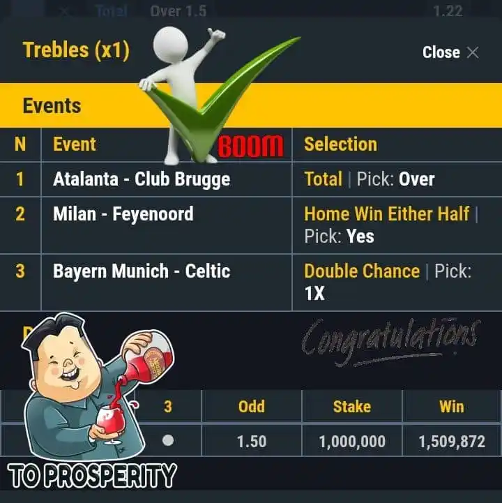 SURE 1.50 ODDS DAILY 🤓💥✅ post