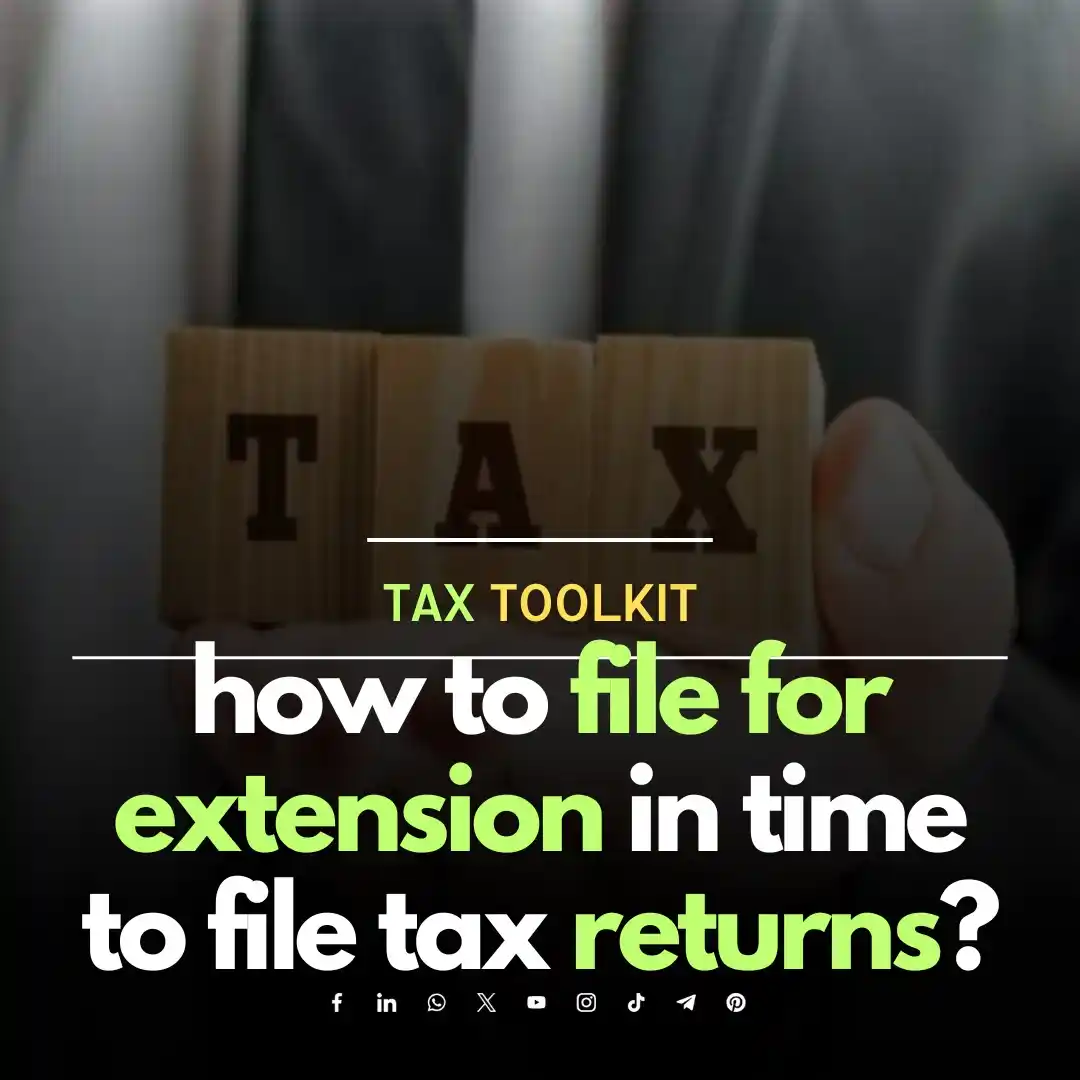 Image from TaxationPk: Do You Know? 🚨 You can request a tax return extension under Section 1...