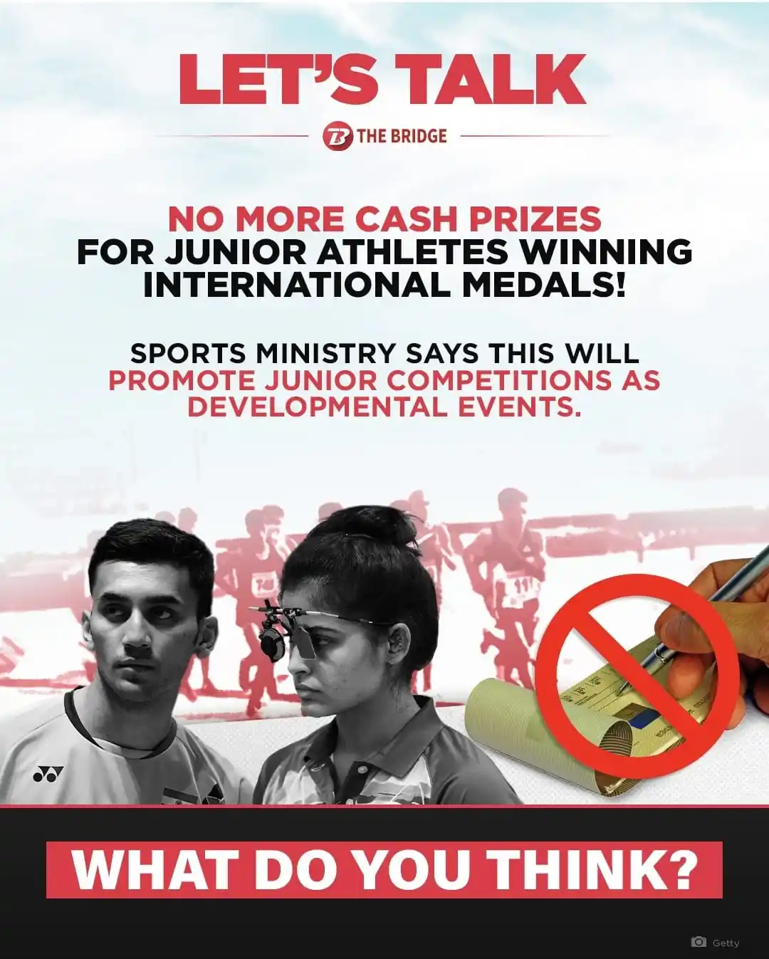 Image from The Bridge: No more cash awards by the Sports Ministry for junior & sub-junior ath...