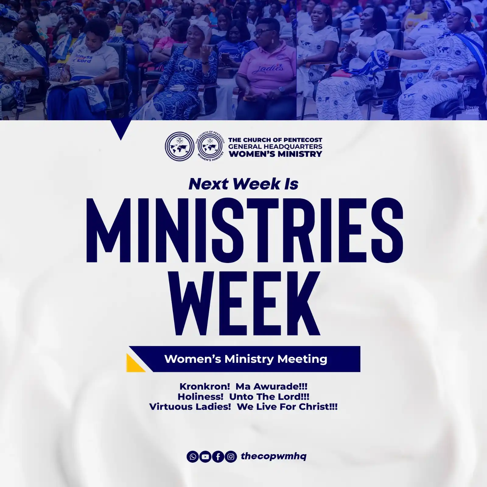 The CoP Women's Ministry - COPHQ post