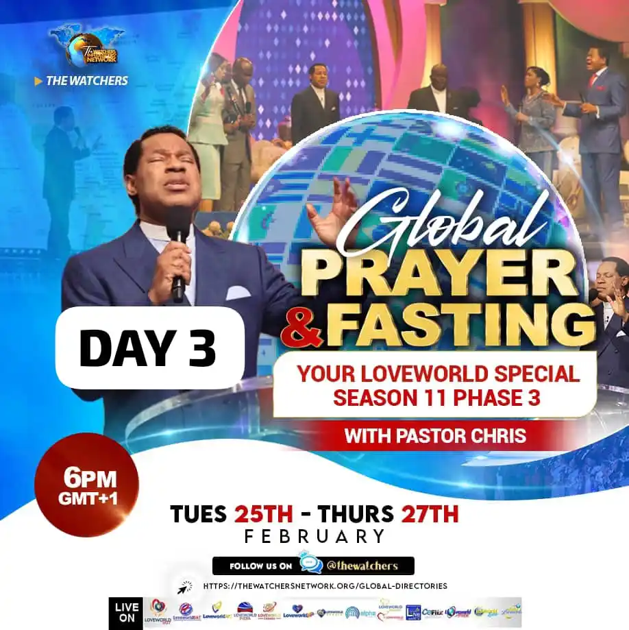 Image from ๐๐๐ ๐๐๐๐๐๐๐ ๐๐๐
๐ ๐: *Global Prayer and Fasting Day 3* *Date: 27th February 2025* Day 1 - ...