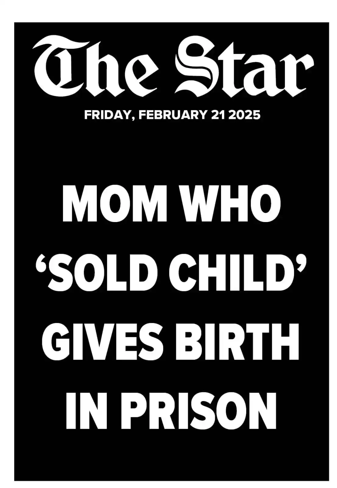 Image from The Star Newspaper: Inside tomorrow's edition of <a class="text-blue-500 hover:underline c...