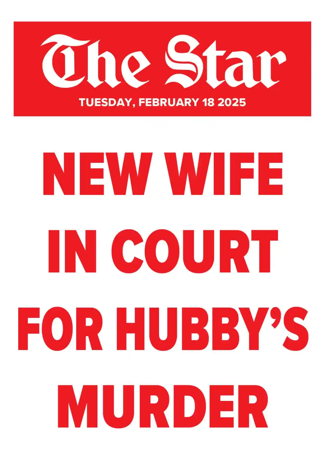 Image from The Star Newspaper: Inside tomorrow's edition of <a class="text-blue-500 hover:underline c...