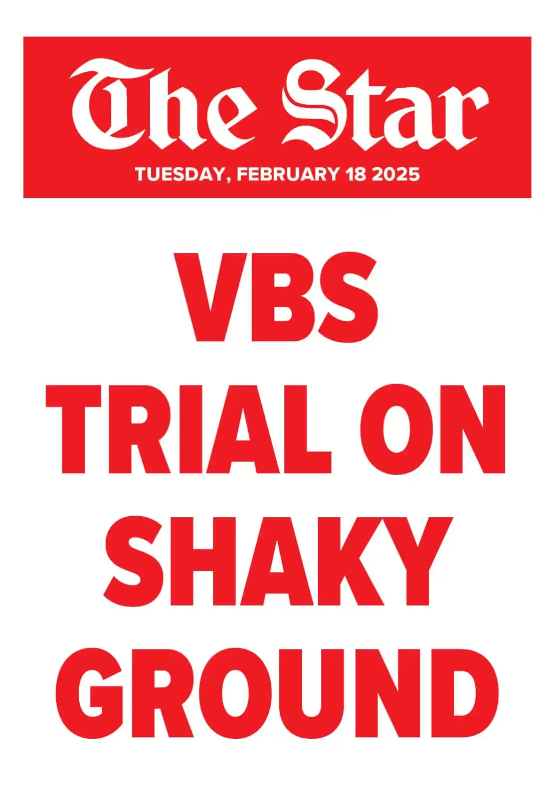 Image from The Star Newspaper: Inside tomorrow's edition of <a class="text-blue-500 hover:underline c...