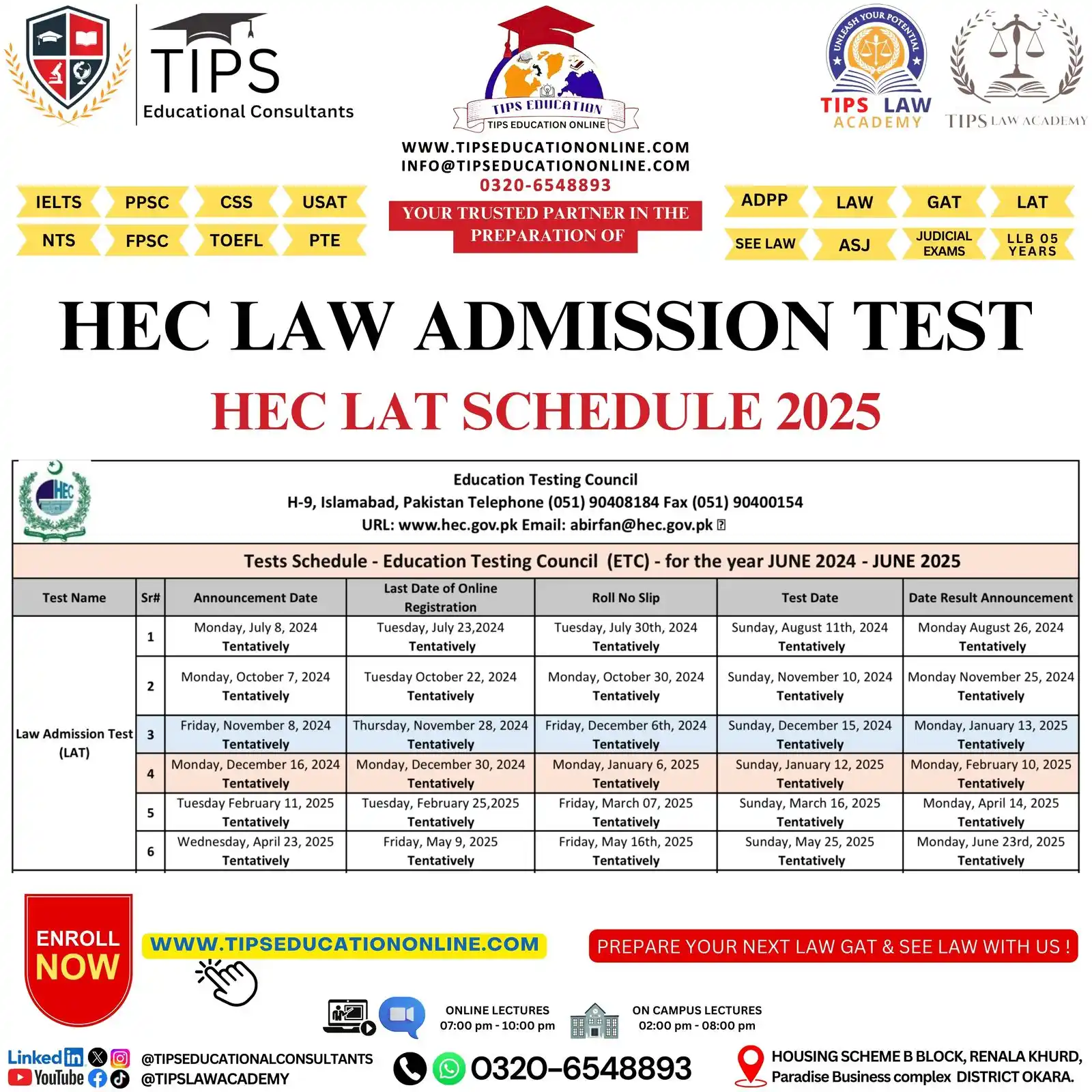 Image from TIPS LAW ACADEMY AND EDUCATIONAL CONSULTANTS: Join Our Exclusive HEC LAT 2025 Preparation Community! Looking to ace...