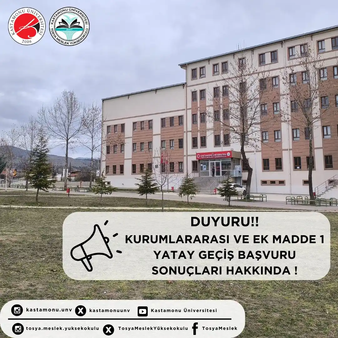 TOSYA MESLEK YÜKSEKOKULU post