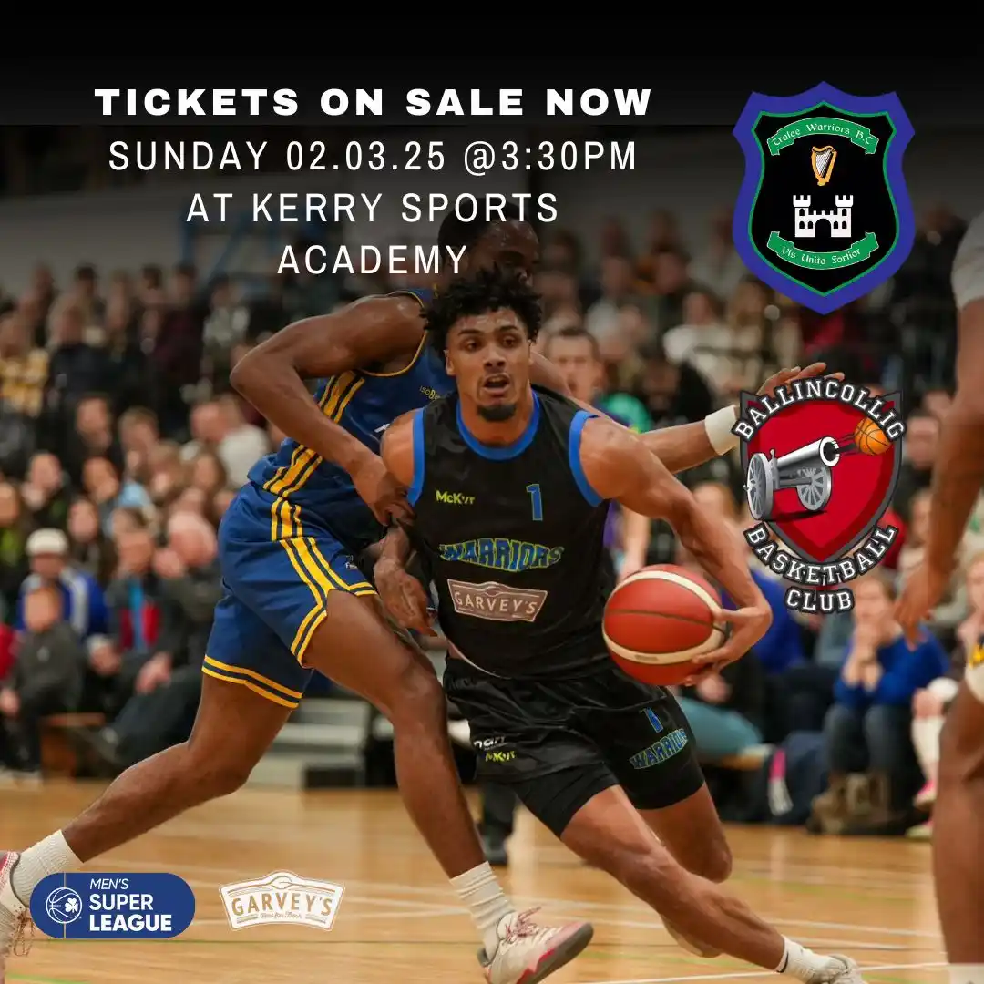 Image from Tralee Warriors: 🎟️ Tickets on Sale Now! 🎟️ Get ready for a Kerry Cork showdown! 🔥 ...
