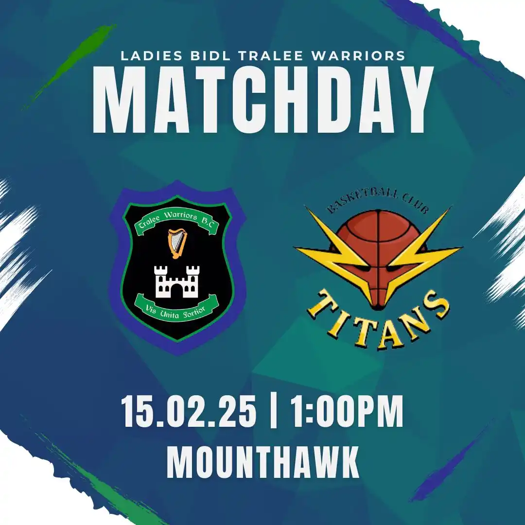 Image from Tralee Warriors: 🚨 Game Day Alert! 🚨 The Tralee Warriors Ladies BIDL team are back i...