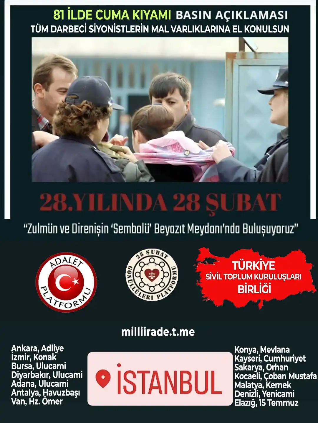 Image from Türkiye Aile Meclisi: Tüm Darbecilerin tüm siyonistlerin <a class="text-blue-500 hover:under...