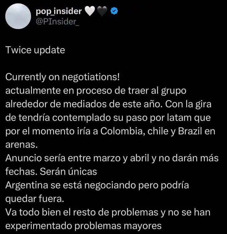 TWICE LATAM post