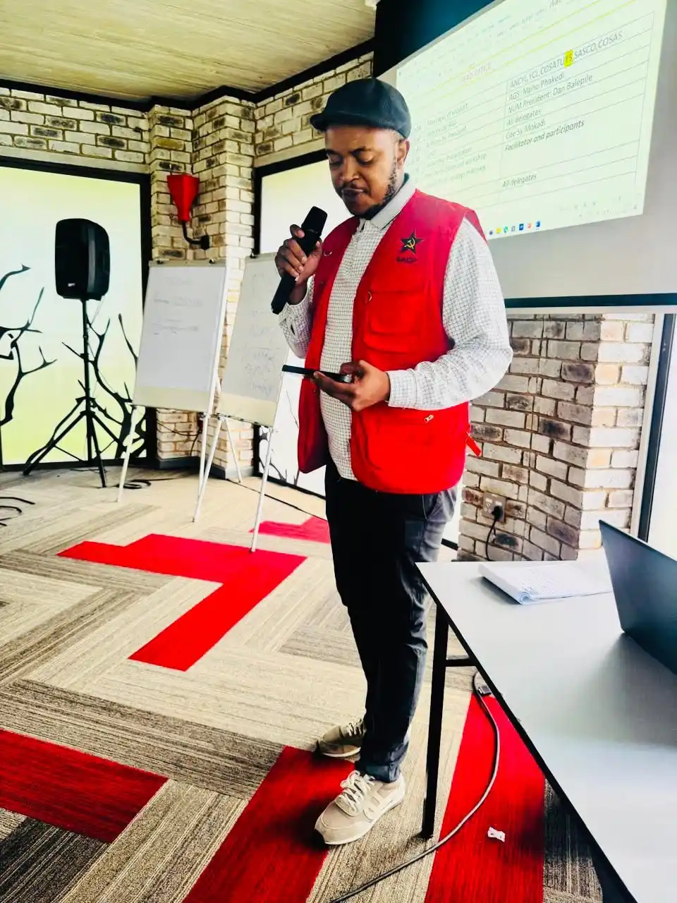 Image from [uFasimba] Young Communist League Of South Africa: National Secretary of the YCLSA, Cde Mzwandile Thakhudi shares perspec...
