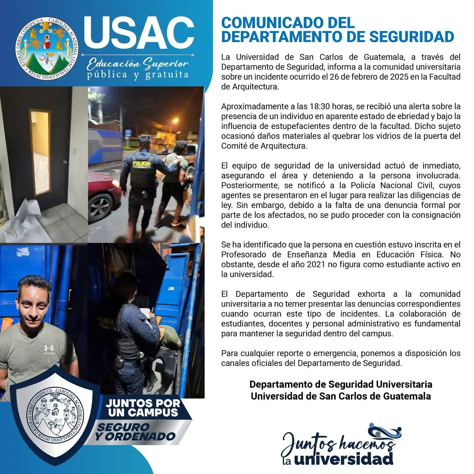 Universidad de San Carlos de Guatemala post