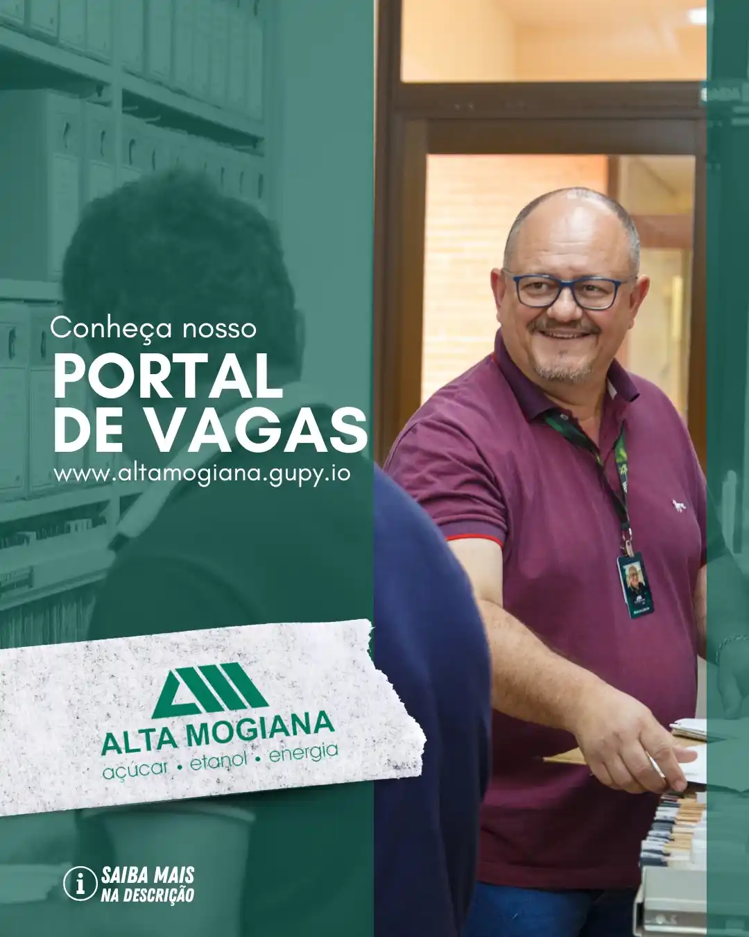 Image from Usina Alta Mogiana - Vagas: Estamos sempre em busca de talentos para crescer junto com a Usina Alt...