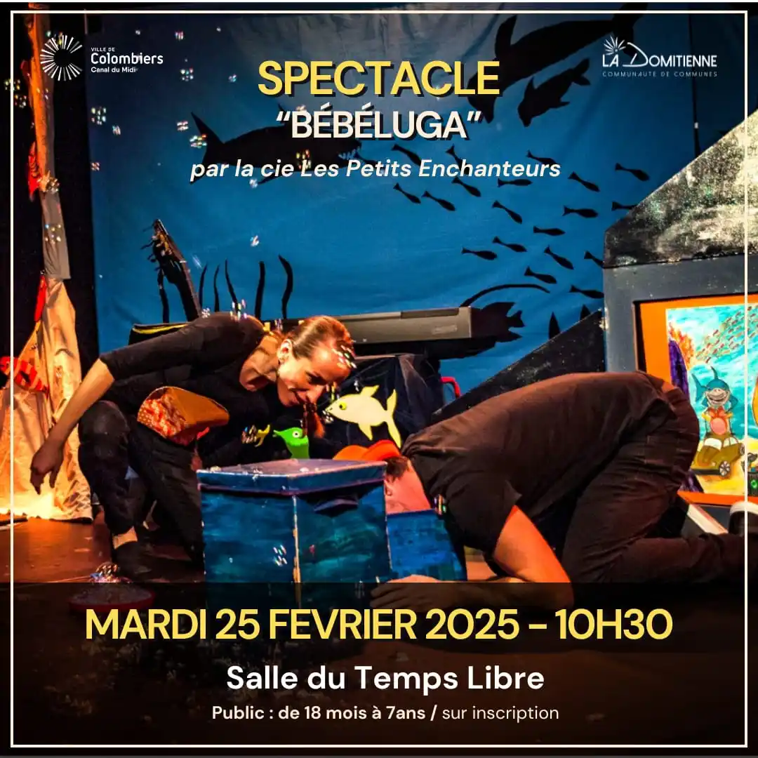 Image from Ville de Colombiers: ‼ Changement de spectacle ‼ 👉 Suite à l'impossibilité de l'artiste, ...