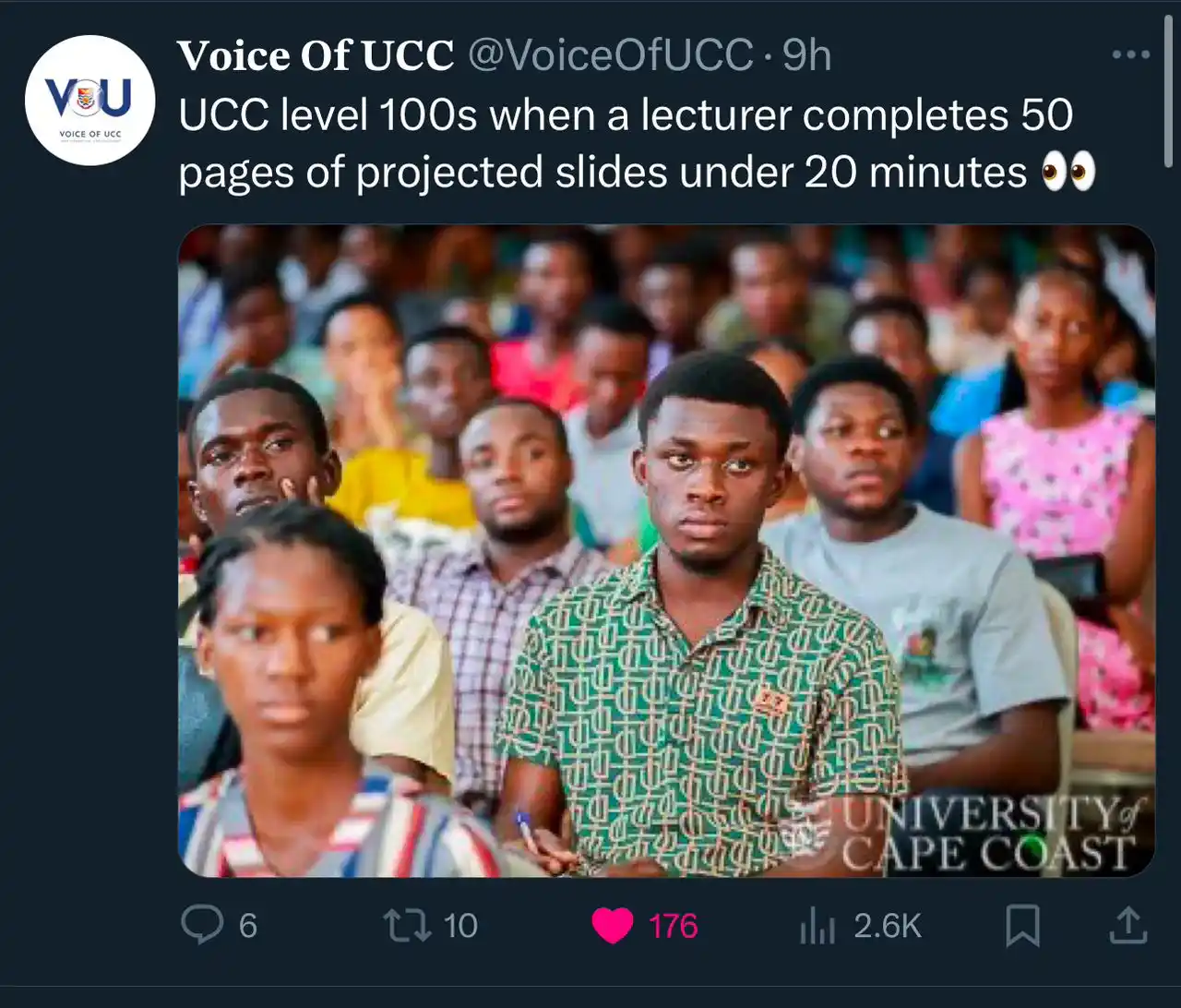 𝐕𝐎𝐈𝐂𝐄 𝐎𝐅 𝐔𝐂𝐂 𝐎𝐅𝐅𝐈𝐂𝐈𝐀𝐋 𝐂𝐇𝐀𝐍𝐍𝐄𝐋   post