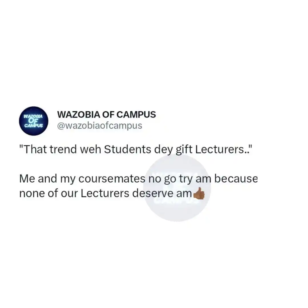 WazobiaOfCampus post